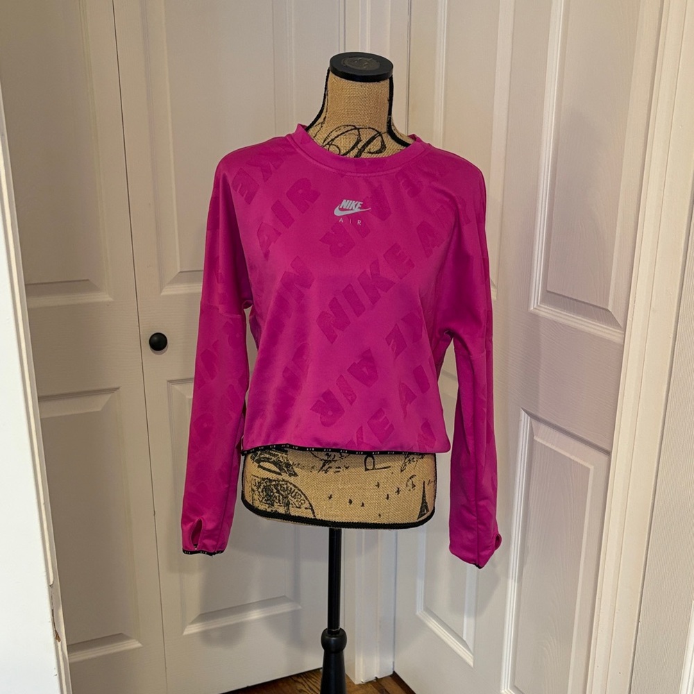 Nike Women's Pink Long Sleeve running Top